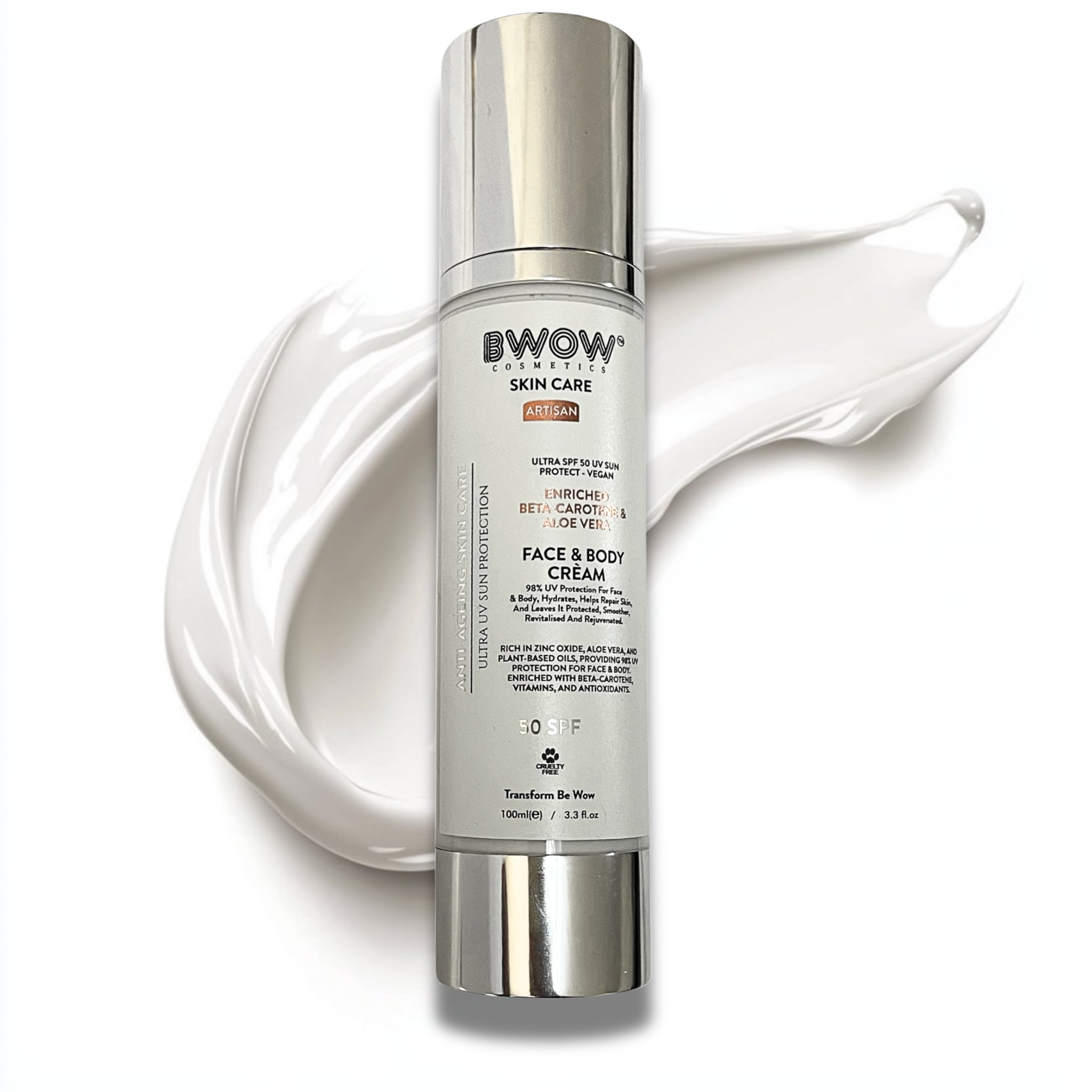 SPF50 Ultra Sun Protection Cream for Face and Body – BWOW Cosmetics
