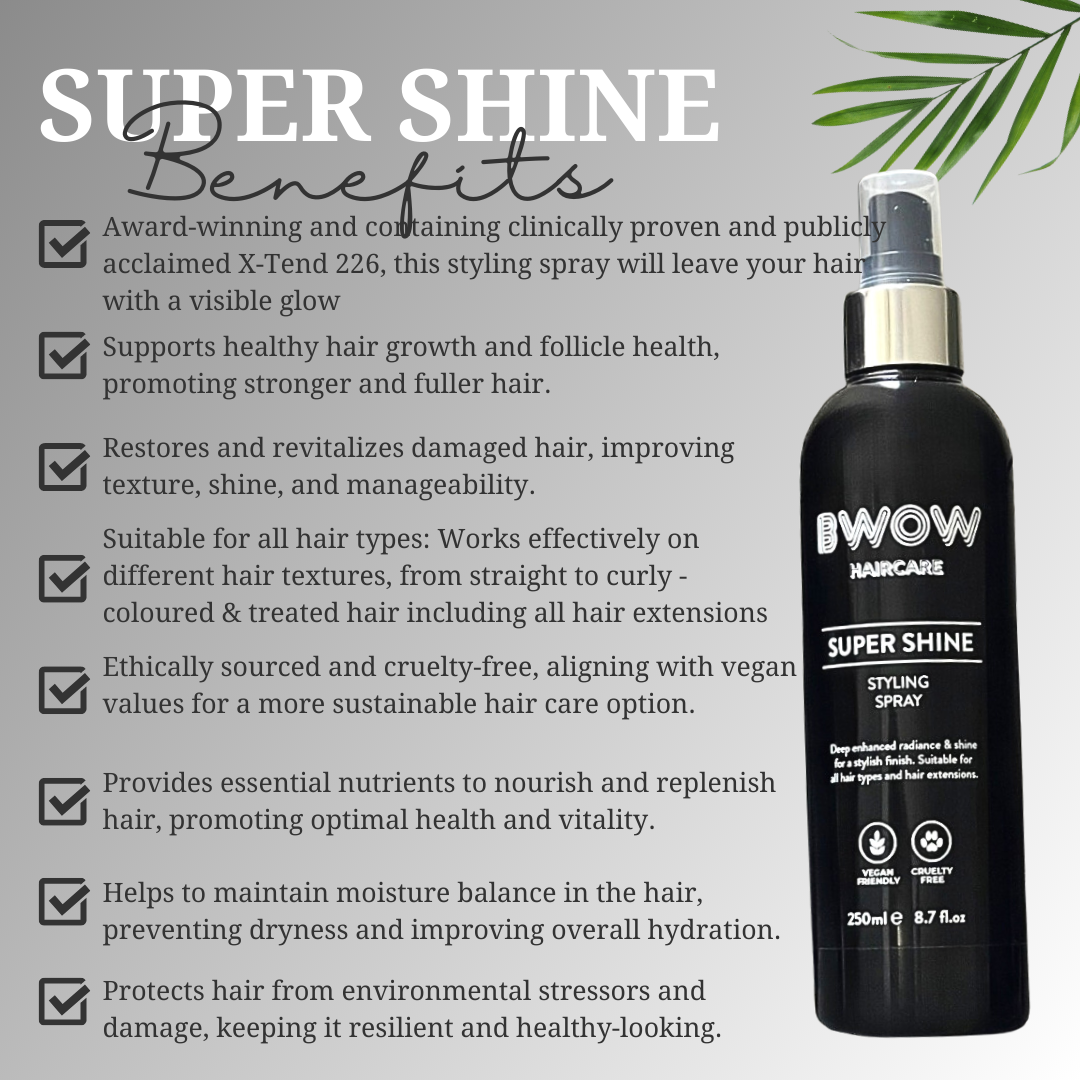 Super Shine Styling Hair Spray Vegan