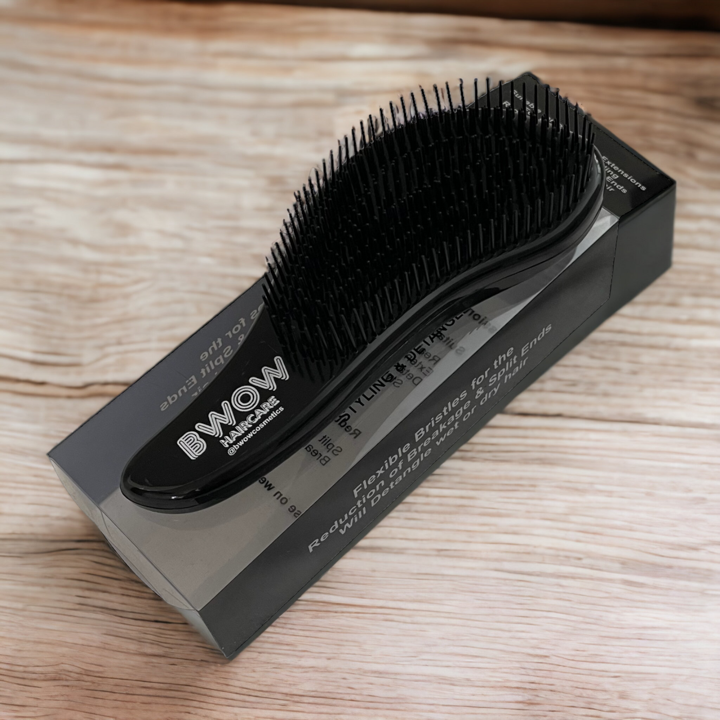 Professional Hair Brush Detangler Black