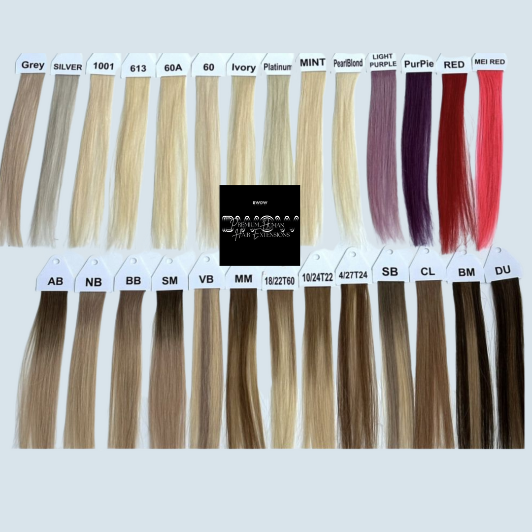 Premium Remy Weft Human Hair Extensions 18"