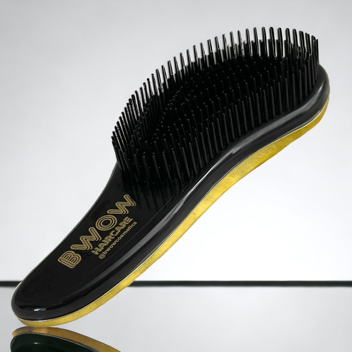 Escova de cabelo profissional Detangler Gold
