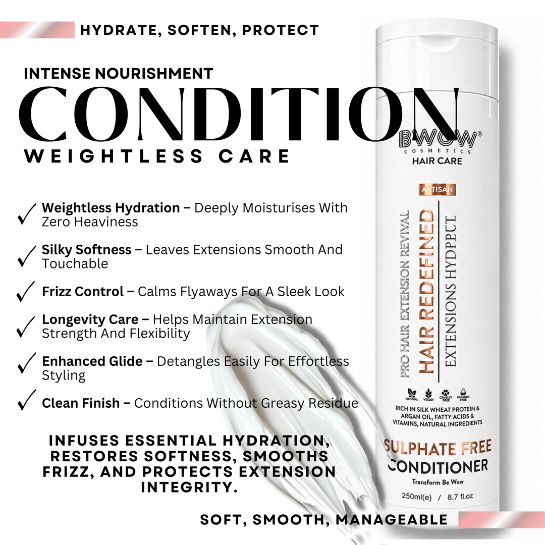 Sulphate-Free Hair Conditioner for Extensions and Natural Hair 250ml