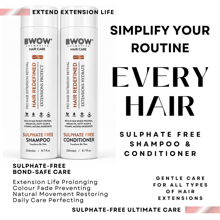 Hair Extension Shampoo Conditioner Set 250ml x2