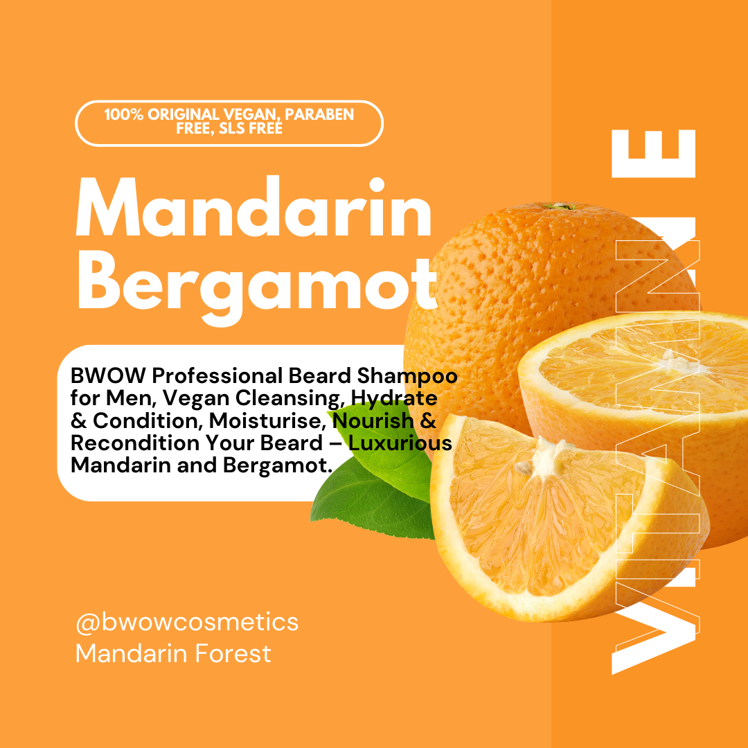 BWOW PROFESSIONAL BEARD SHAMPOO - VEGAN - MANDARIN FOREST 250ml
