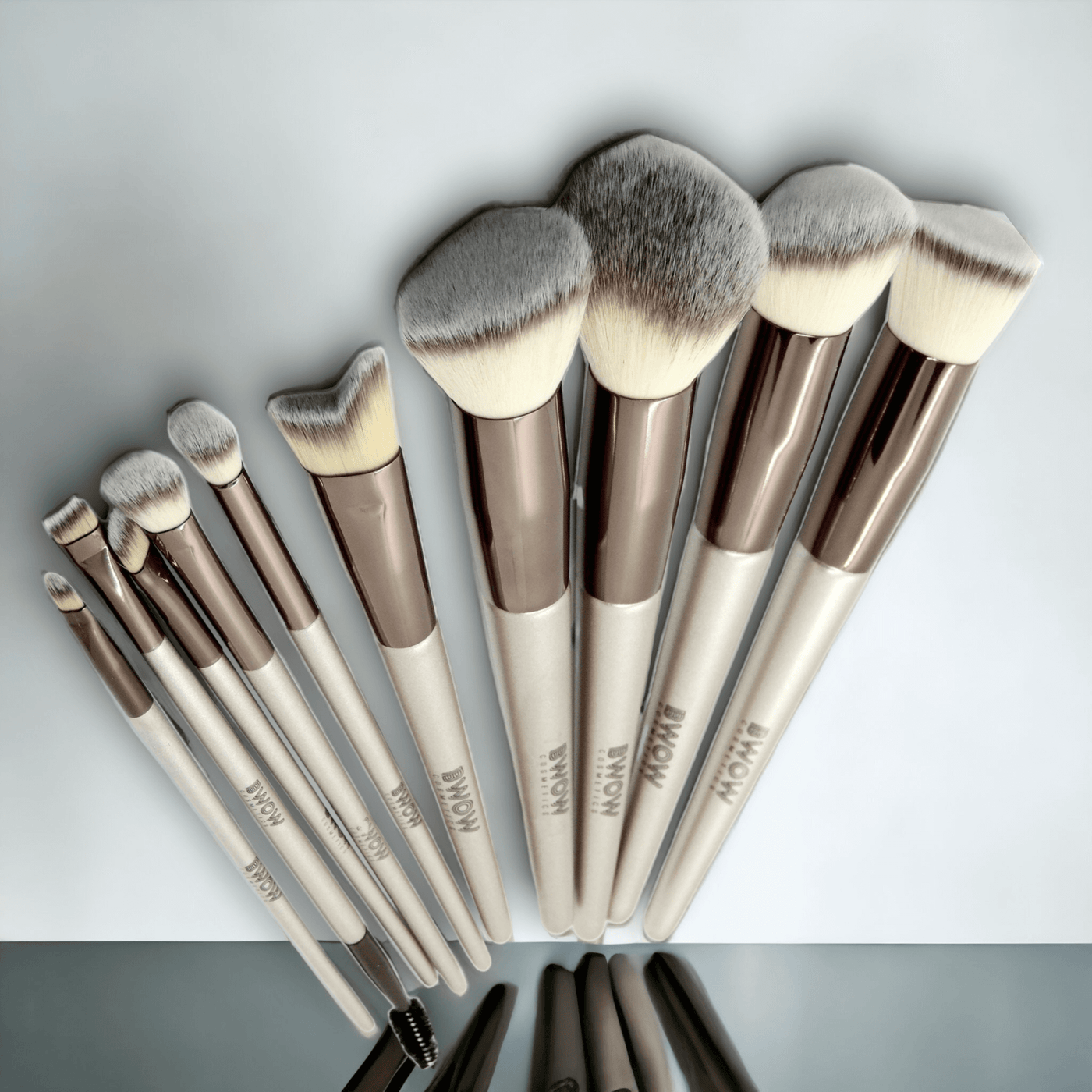 10 Piece Vegan Makeup Brush Set Vegan Case