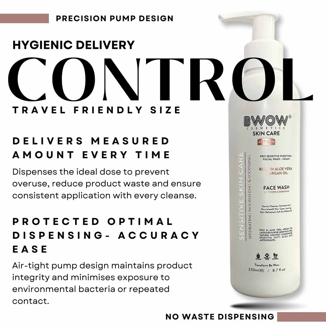 Pro Sensitive Face Wash Lavender &amp; Geranium 250ml Vegan