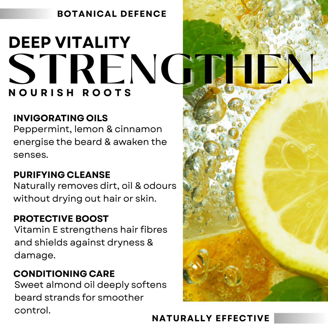 REVIVE BEARD WASH SHAMPOO 4-in-1 FRESH INFUSION VEGAN 250ml