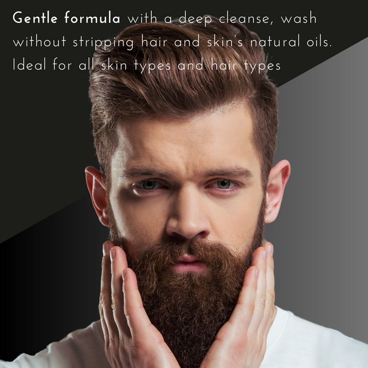 BWOW Professional Beard Shampoo - Vegan - Fresh Infusion 250ml