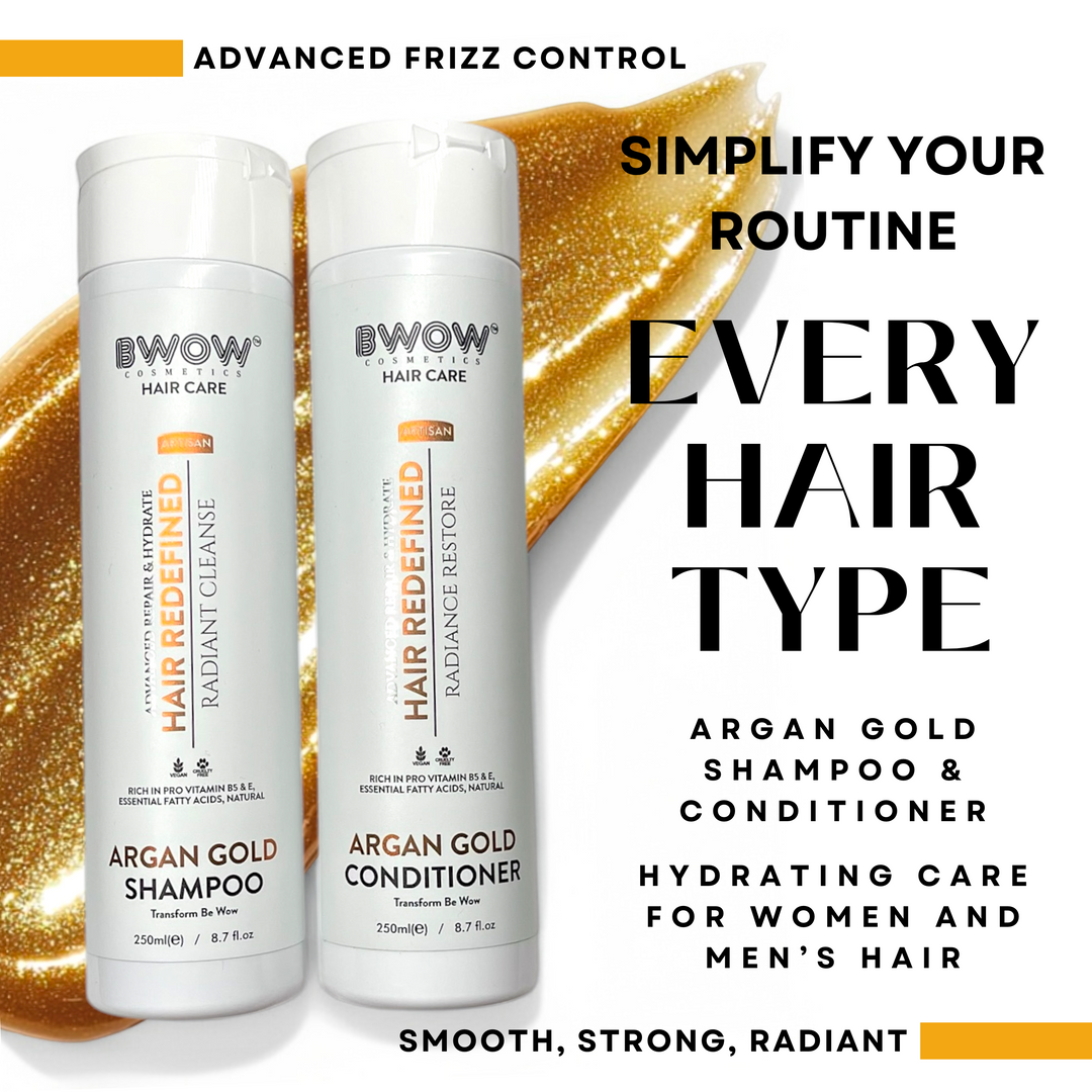 Argan Gold Shampoo and Conditioner Set Soft & Shine 500ml