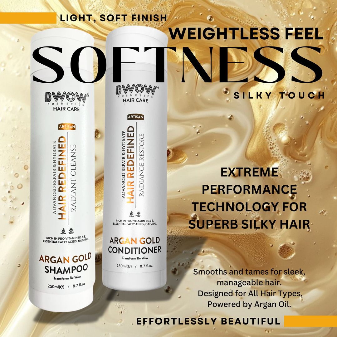 Argan Gold Shampoo and Conditioner Set Soft & Shine 500ml