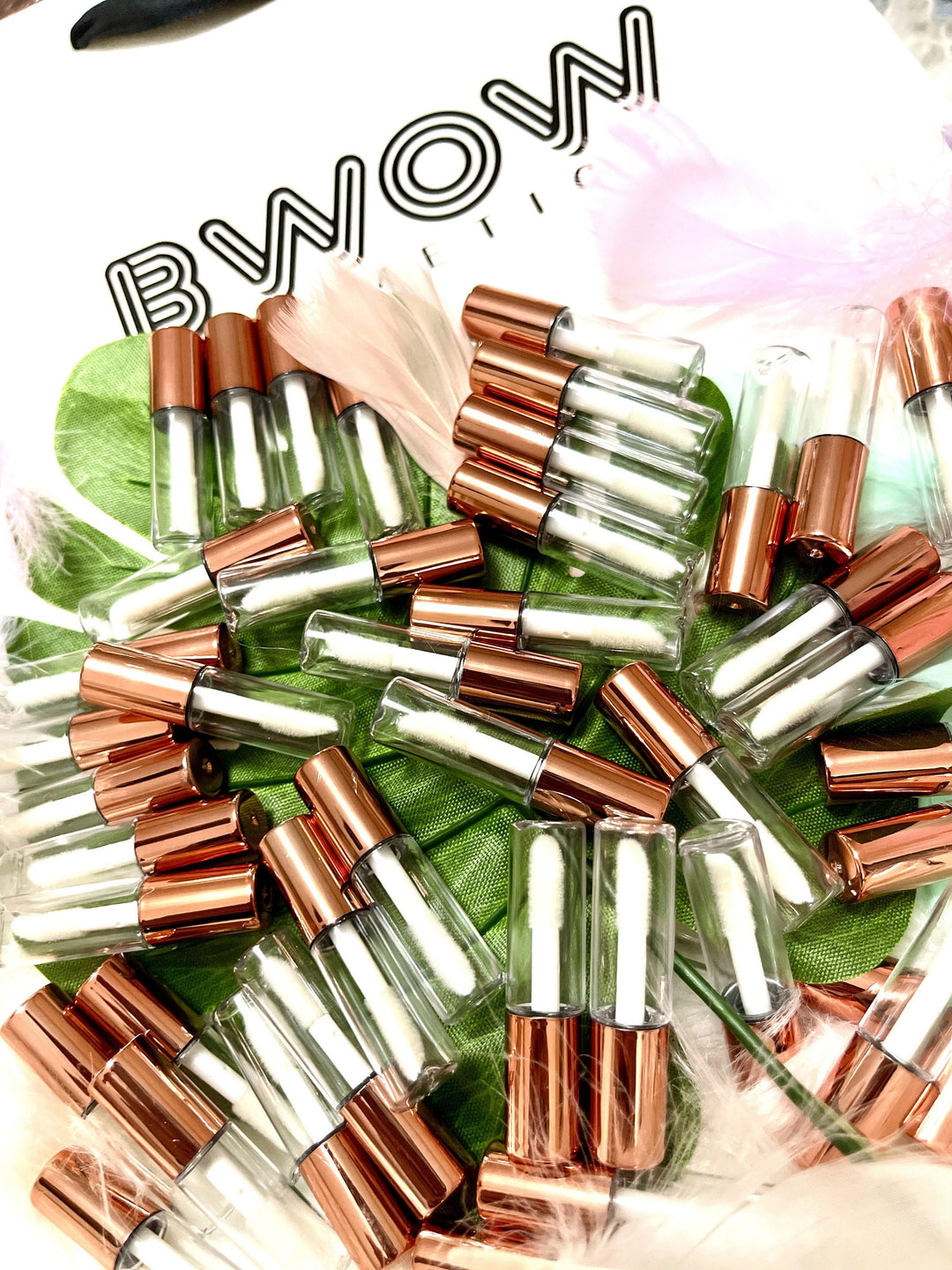 1.2ml rose gold empty lip gloss tube