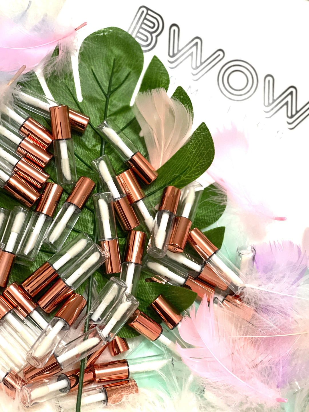 1.2ml rose gold empty lip gloss tube