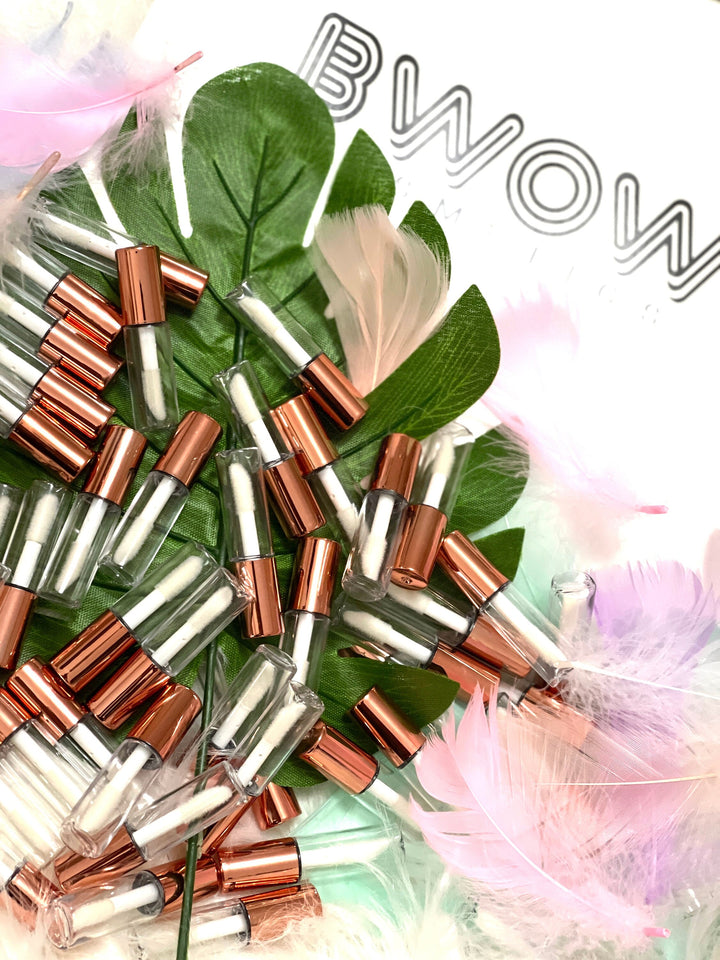 1.2ml rose gold empty lip gloss tube