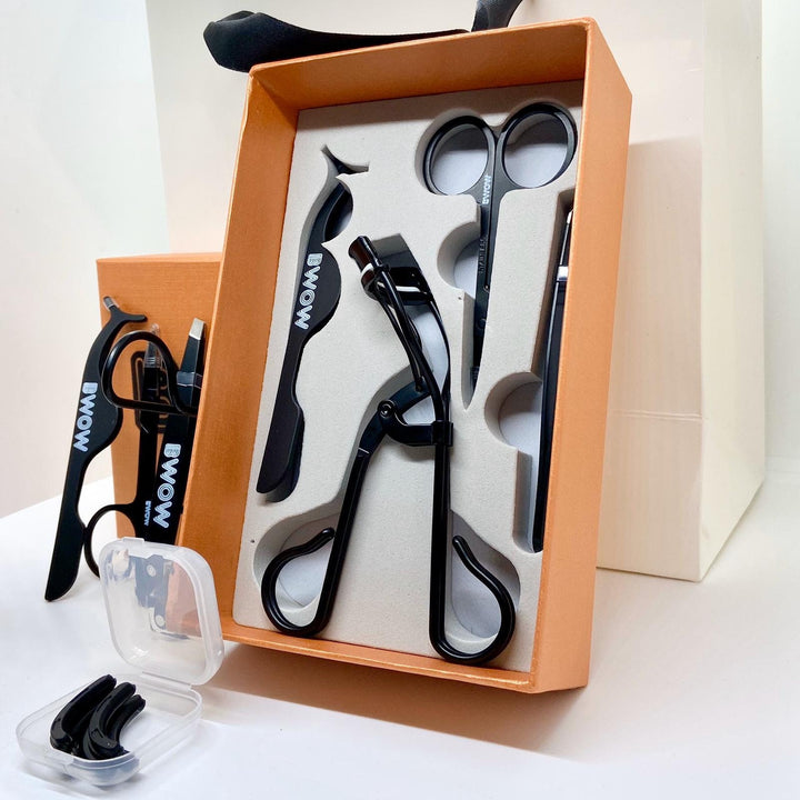 Eyebrow Eyelash Grooming Set Stainless Steel BWOW Gift Kit