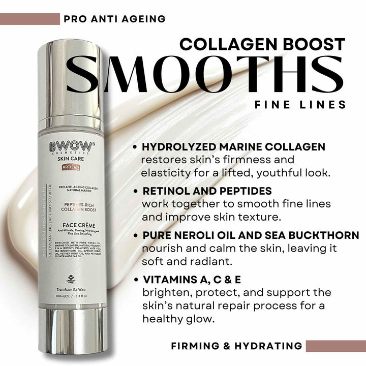 Marine Collagen Face Cream with Retinol &amp; Peptides