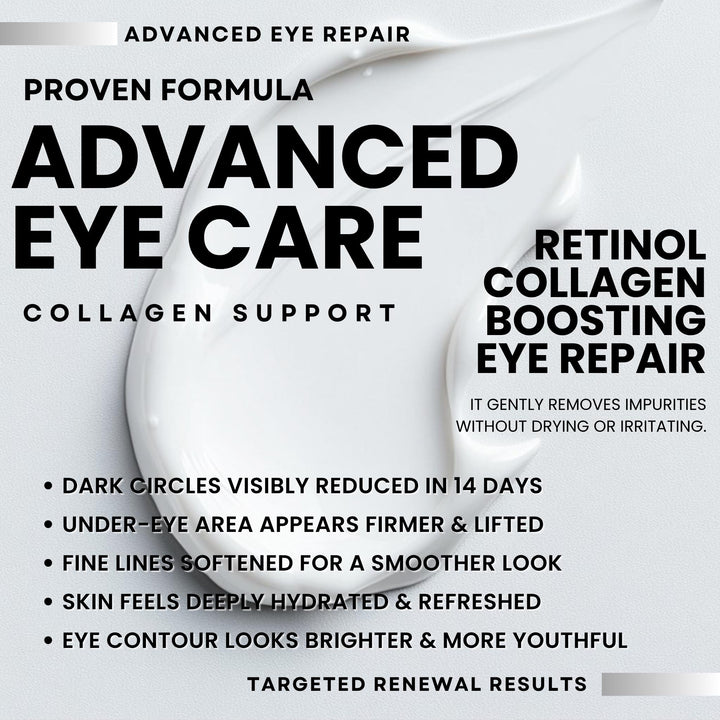 Dark Circles Eye Crème Retinol Collagen Boosting &amp; Repair 15ml