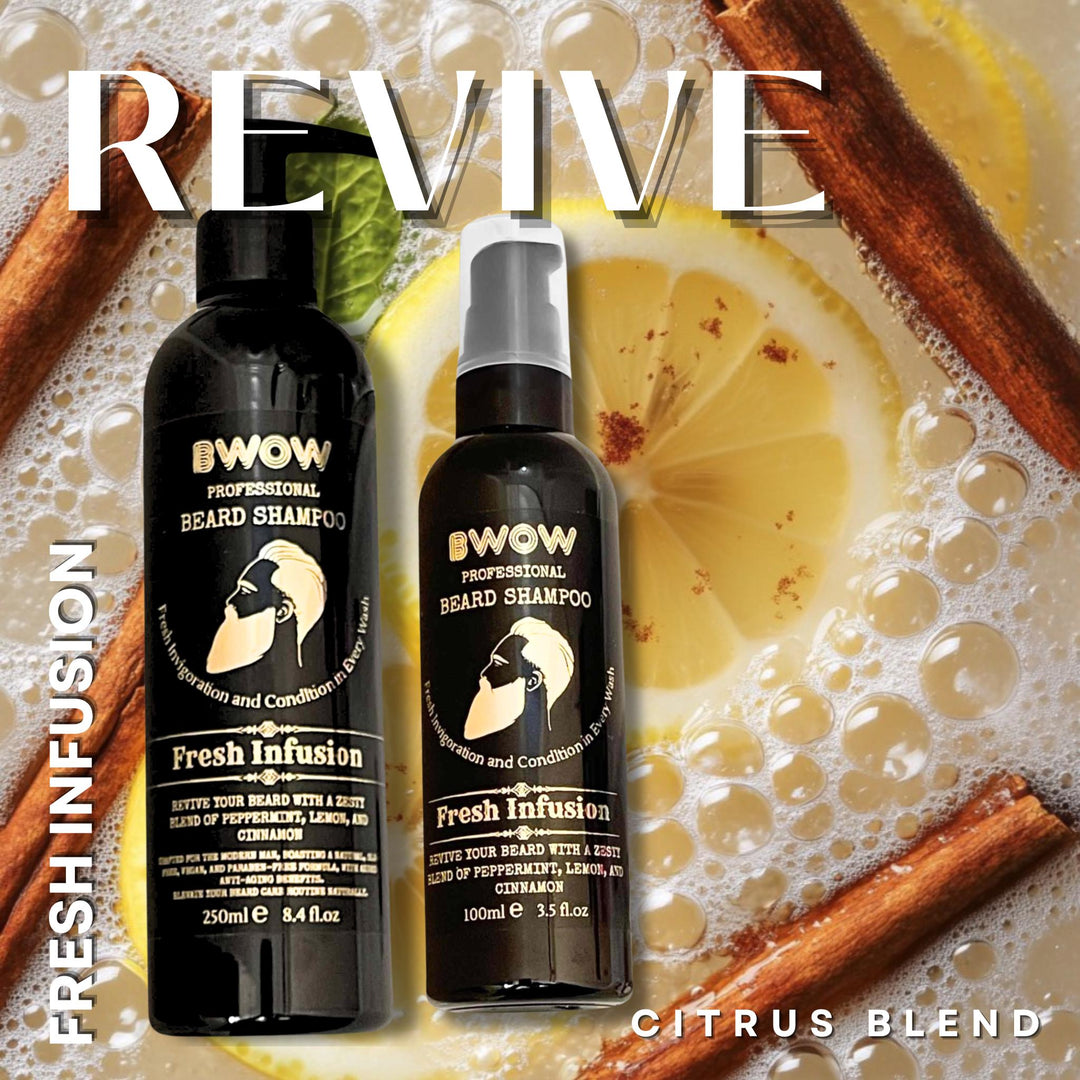 REVIVE BEARD WASH SHAMPOO 4-in-1 FRESH INFUSION VEGAN 250ml