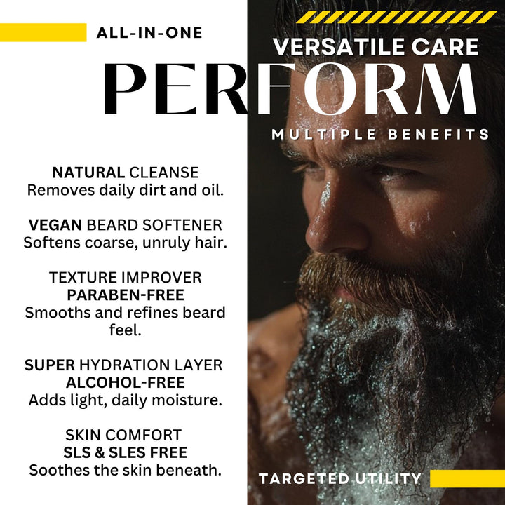 RECONDITIONING BEARD WASH SHAMPOO MANDARIN FOREST 250ml VEGAN