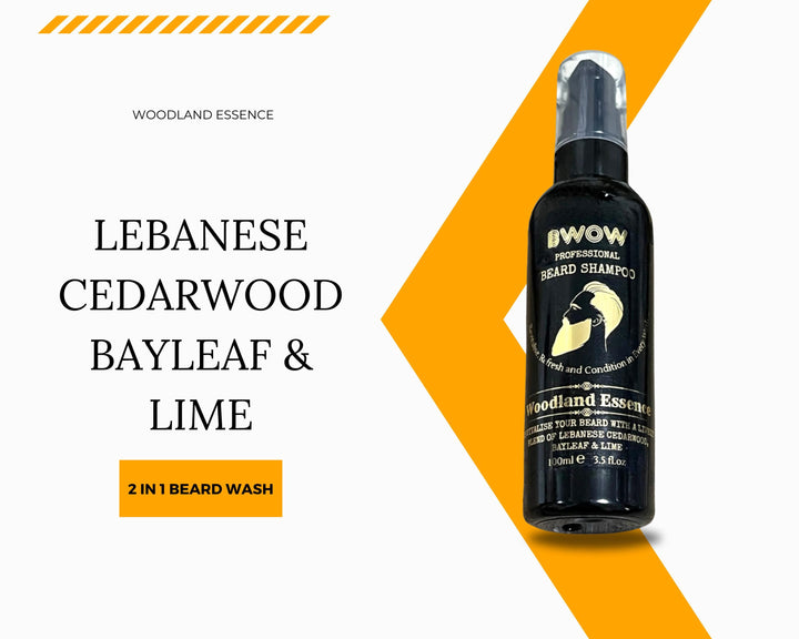 REVITALISING BEARD WASH SHAMPOO WOODLAND ESSENCE 100ml VEGAN