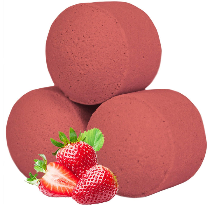 Strawberry Serenity Bliss 20 Bath Bomb Chill Pills - BWOW Cosmetics