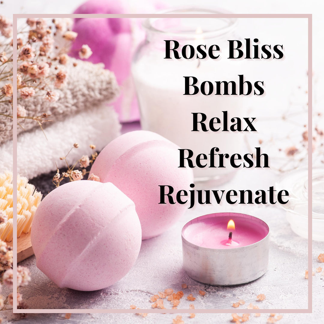 Rose Serenity Bliss 20 Bath Bomb Chill Pills