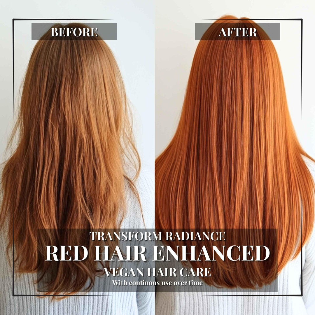 Red Hair Shampoo Enhance Revive Colour Redheads Vegan 250ml - BWOW Cosmetics