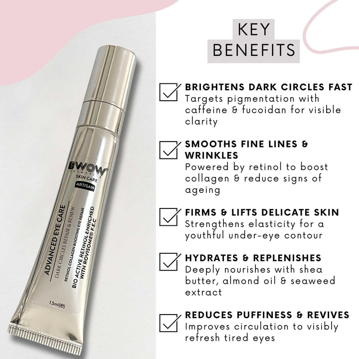 Eye cream for dark circles and fine lines