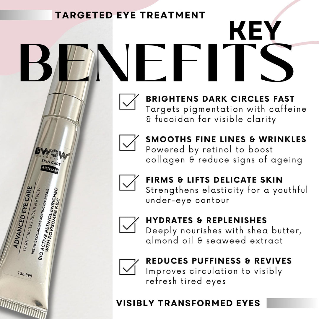 Dark Circles Eye Crème Retinol Collagen Boosting &amp; Repair 15ml