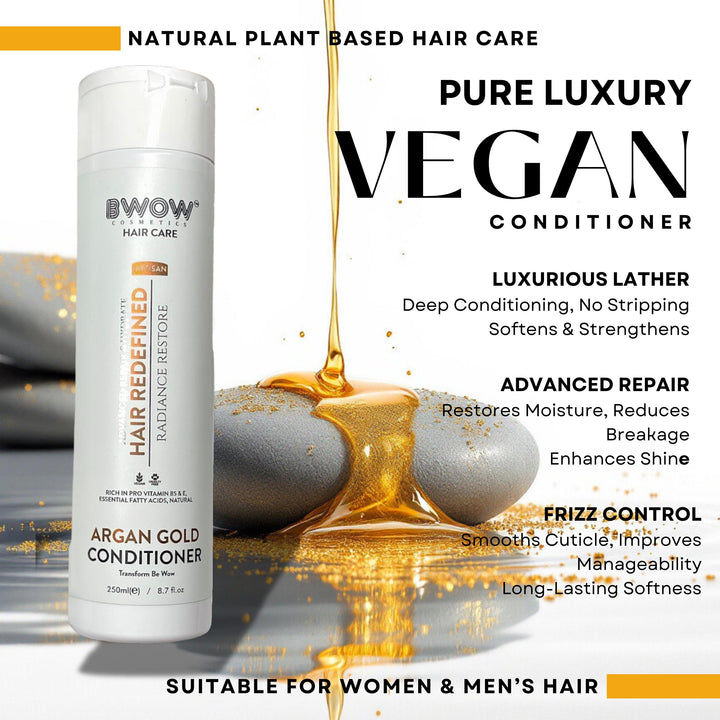 Vegan conditioner for frizz control