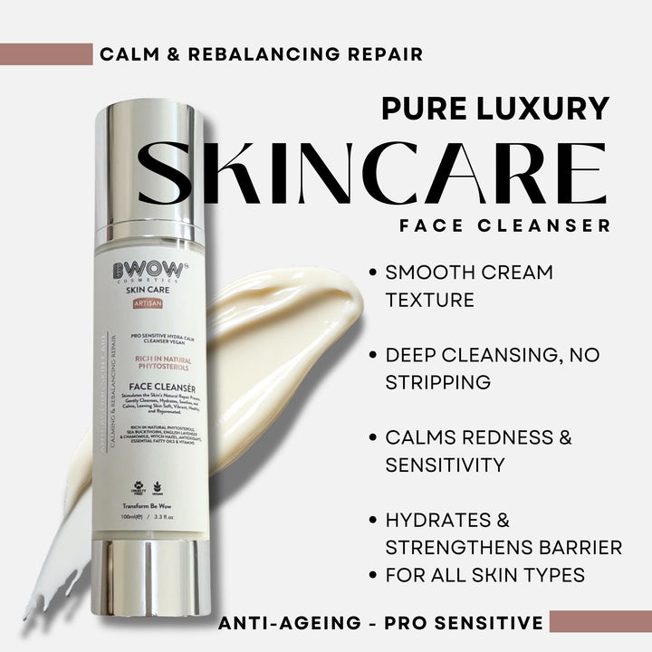 Hydra Calm Face Cleanser for Sensitive Skin and Anti Ageing 100ml