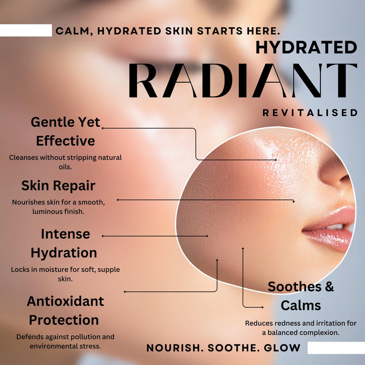 Hydra Calm Face Cleanser for Sensitive Skin and Anti Ageing 100ml