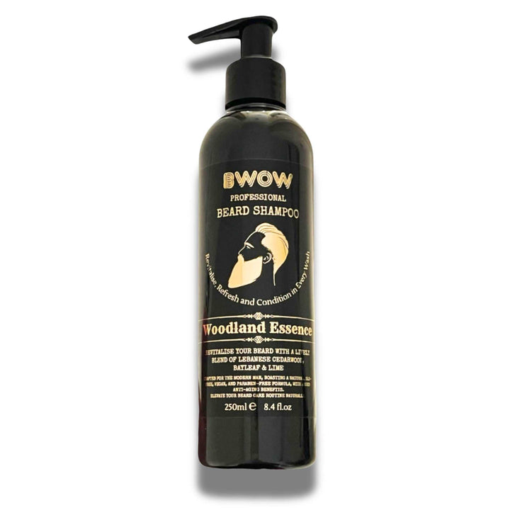 Revitalise Beard Wash Shampoo Woodland Essence Vegan 250ml - BWOW Cosmetics