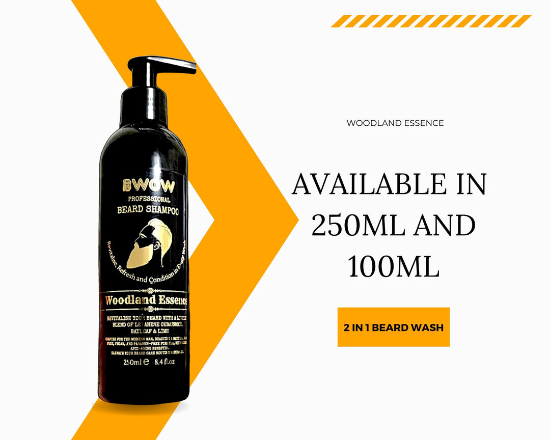 REVITALISING BEARD WASH SHAMPOO WOODLAND ESSENCE 100ml VEGAN