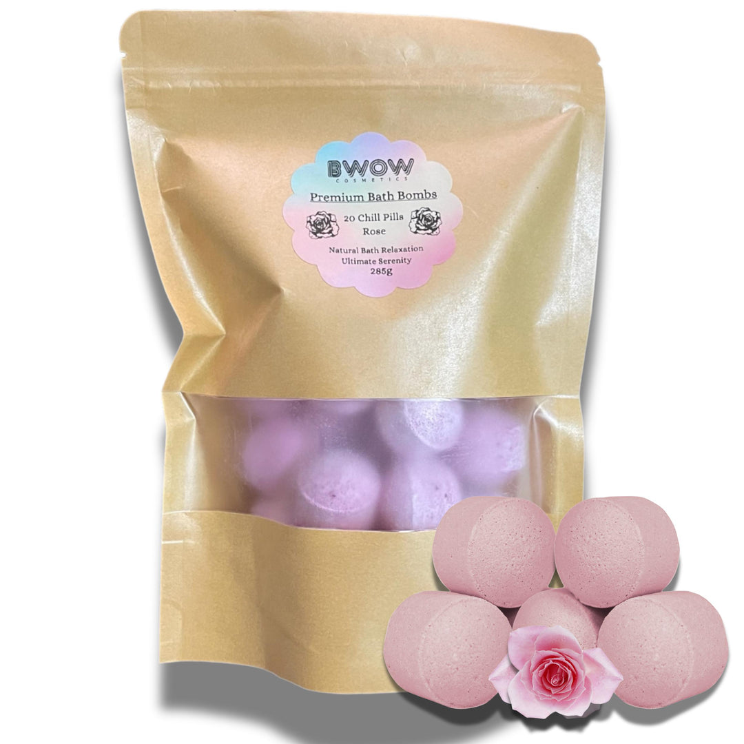 Rose Serenity Bliss 20 Bath Bomb Chill Pills