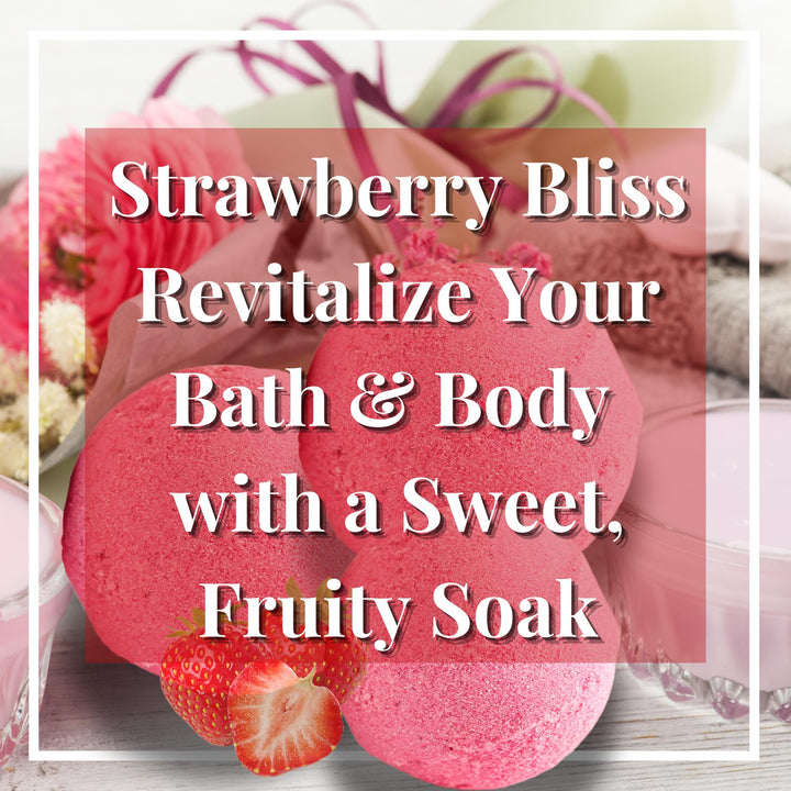Strawberry Serenity Bliss 20 Bath Bomb Chill Pills