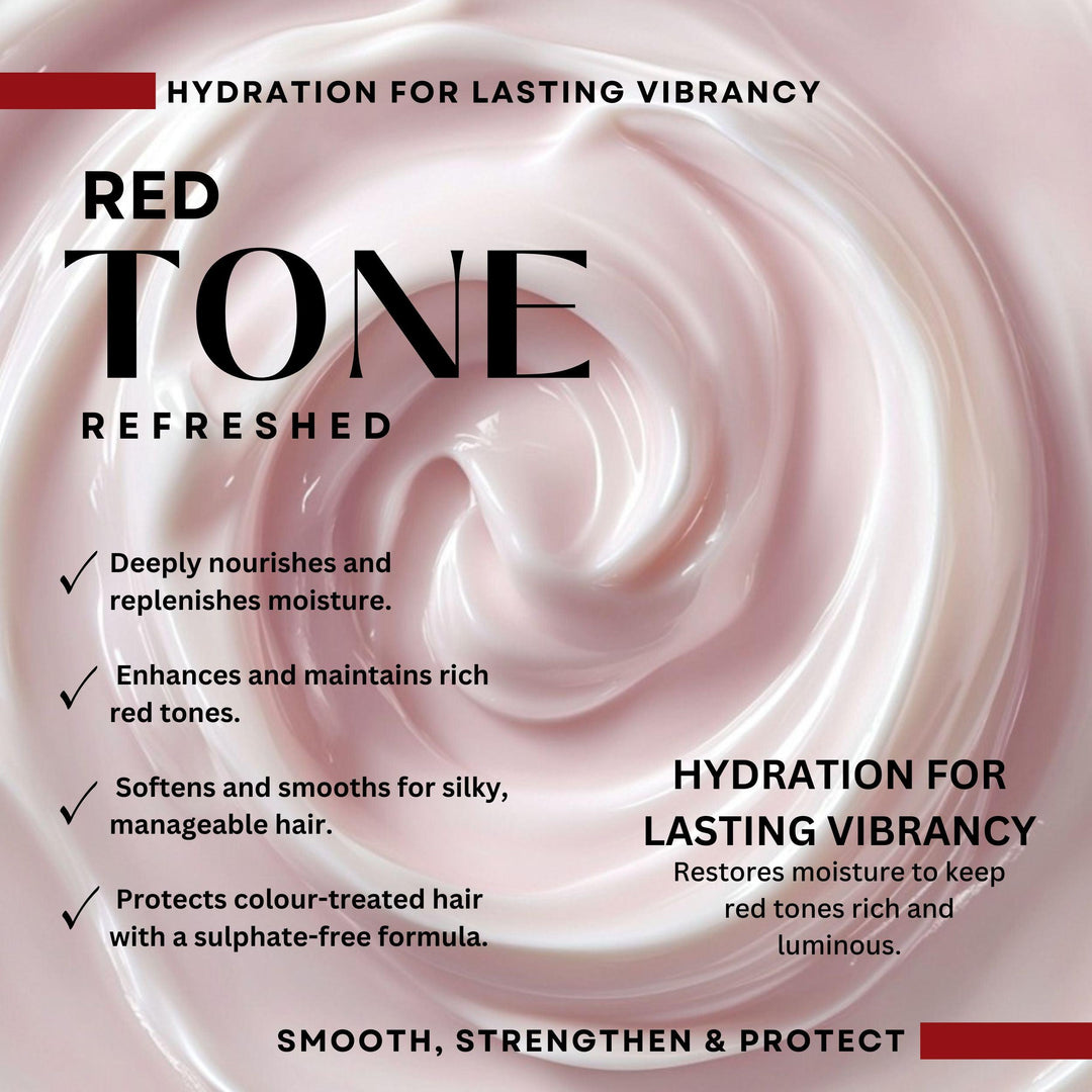 Red Hair Conditioner Luxury Artisan Hand Made Vegan 250ml - BWOW Cosmetics