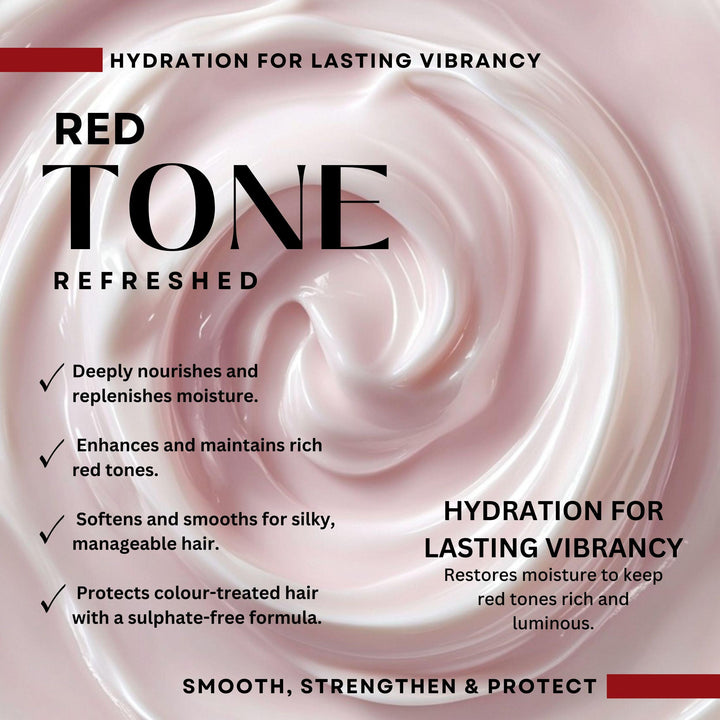 Red Hair Conditioner Luxury Artisan Hand Made Vegan 250ml - BWOW Cosmetics