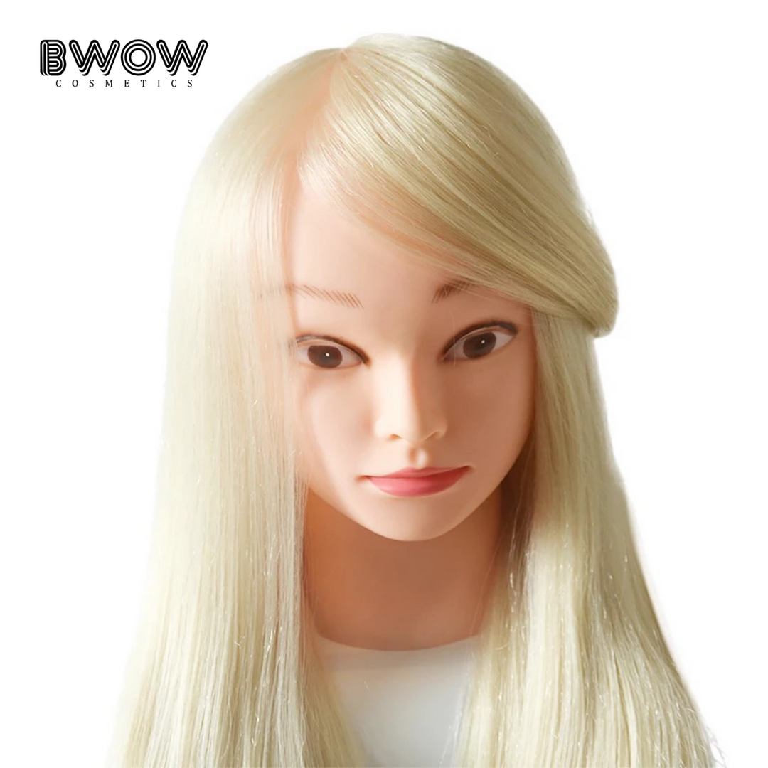 18" Professional Training Mannequin Head 60% Human Hair